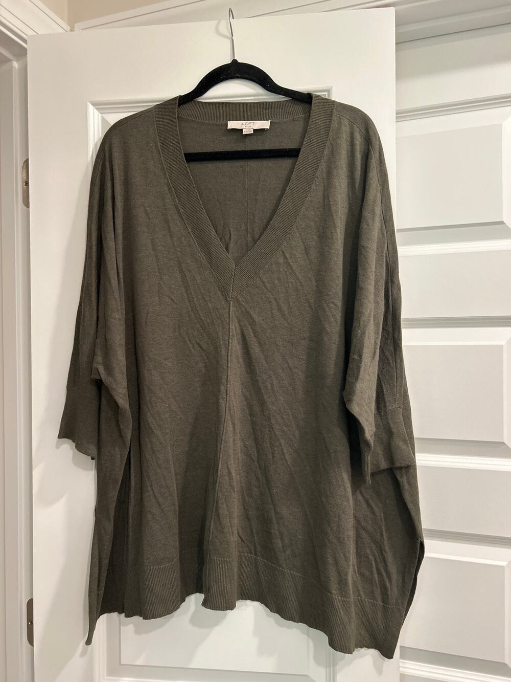 Loft Plus dolman sleeve tunic oversized size 16/18